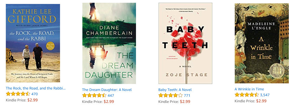 Amazon Top Selling Kindle Titles