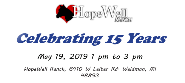 HopeWell Ranch Celebrating 15 Years