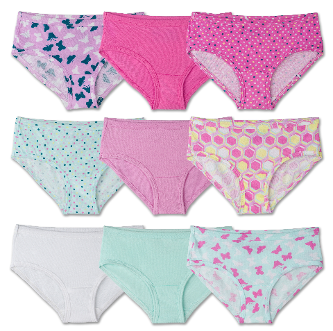 Fruit of the Loom Hipster Underwear 9 pack