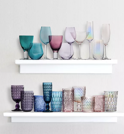 Vintage Colored Glass Collection