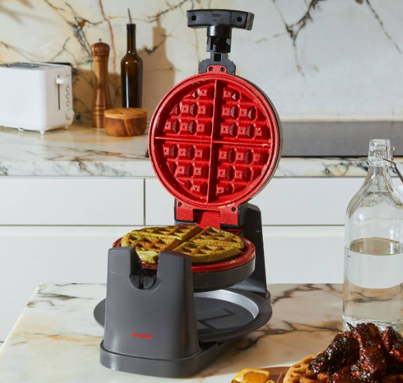 Rotating Non-Stick Waffle Maker