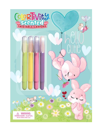Colortivity Activity Book with Scented Crayons