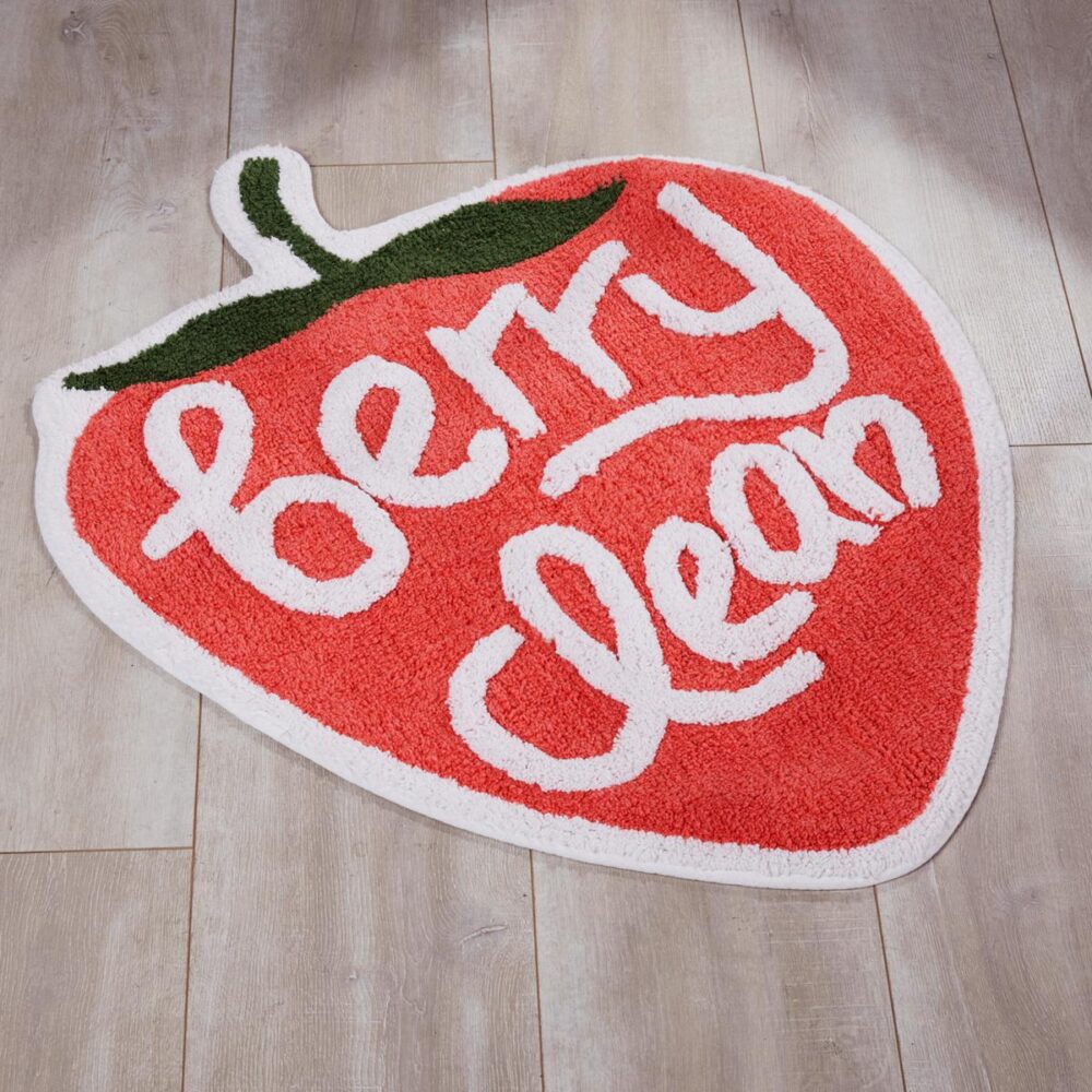 Berry Clean Bathroom Mat image